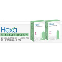 Hexa Bite Registration 50ml, Fast Set, German Made, 2 Cartridges+4 Mixing Tips - HB-0002