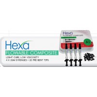 Hexa Flowable Composite , Kit 4 Syringes, A3.5, HF-3004