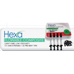 Hexa Flowable Composite , Kit 4 Syringes, A3.5, HF-3004