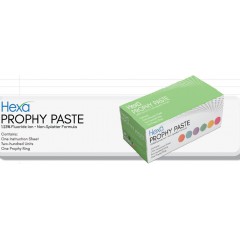 Hexa Prophy Paste Splatter-Free Containing 1.23% Fluoride (Fine) Bubblegum , 200/Pk