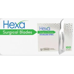 Hexa Surgical Blades #21 Stainless Steel (100)