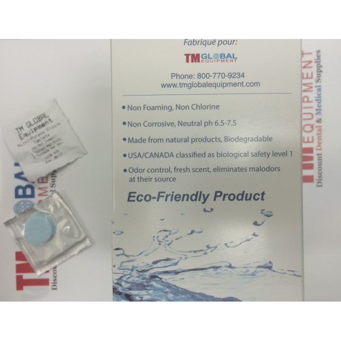 64 Tablets ULTRASONIC ENZYME / Enzymatic TABLET 3 in 1 Evacuation, pre-soak